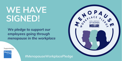 We have signed the Menopause Workplace Pledge
